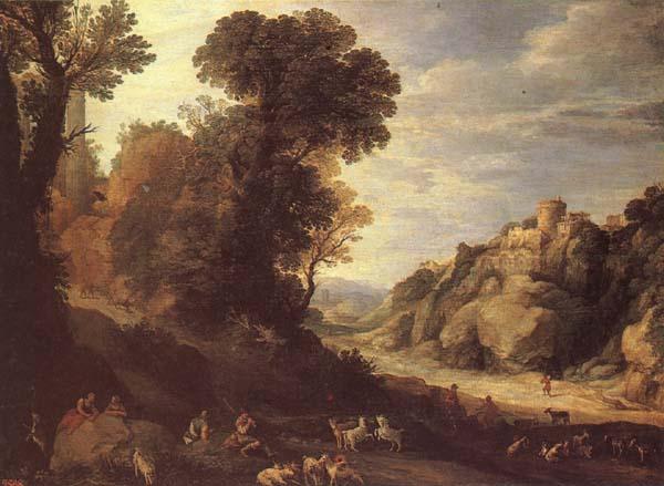 Barend Cornelis Koekkoek Mountain Landscape